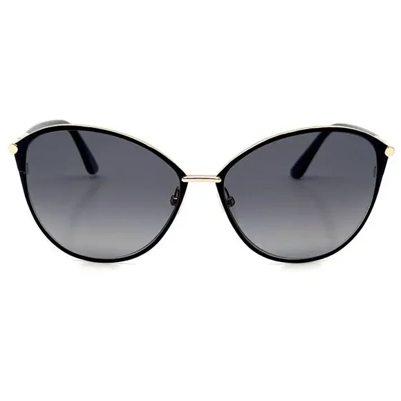 New! Tom Ford Polarized Black Sunglasses, Penelope TF320 28D, Authentic New! Tom Ford Polarized Black Sunglasses, Penelope TF320 28D  main image 3